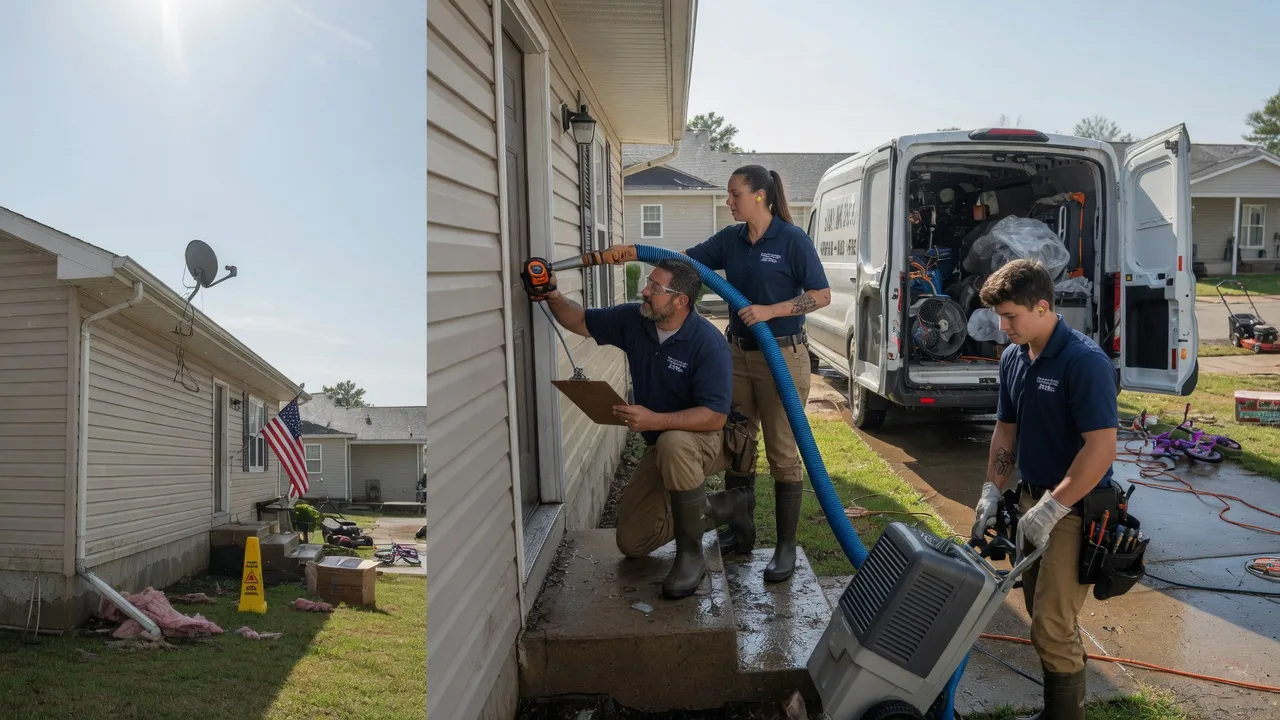 Ceiling Water Damage Restoration in Spartansburg, PA near me